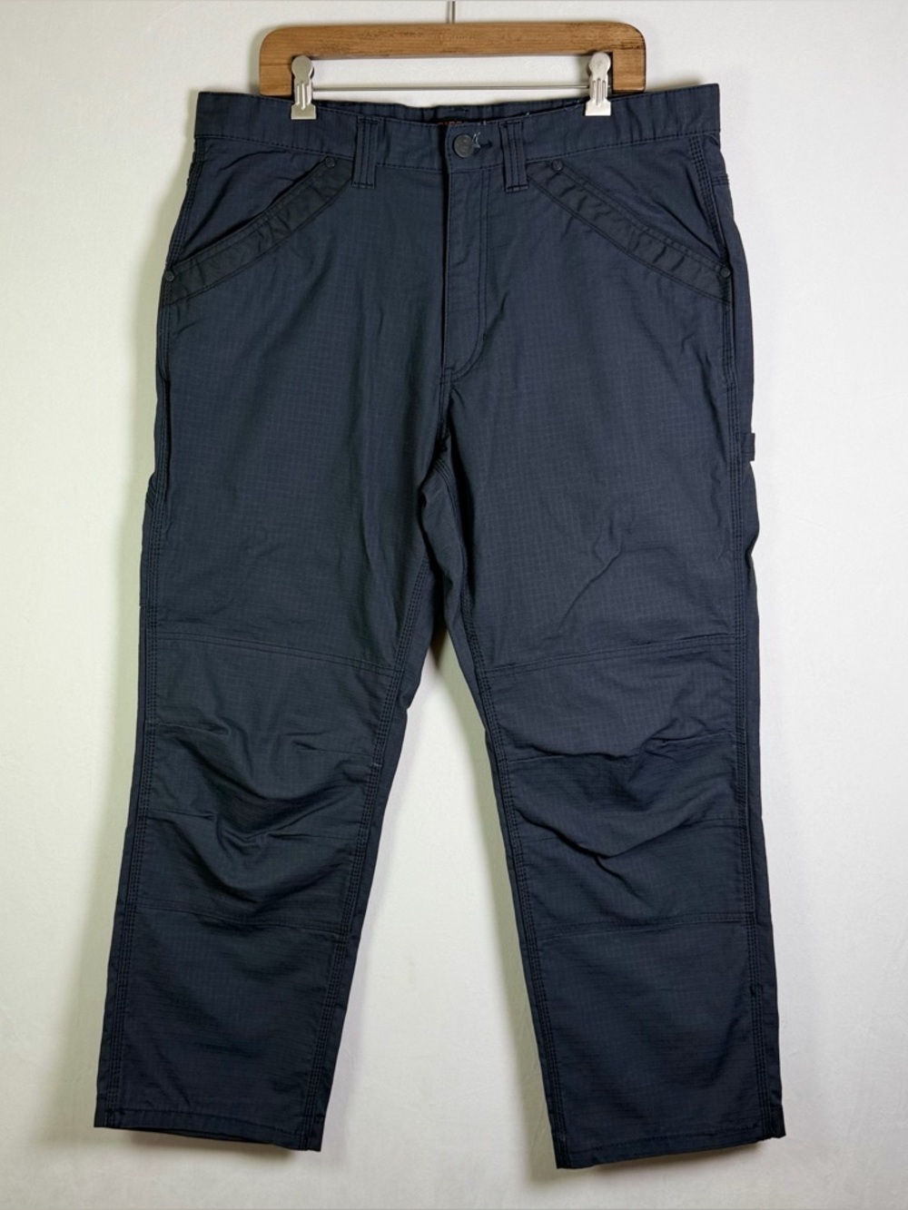 Men’s Ridgecut Toughwear Ripstop Utility Work Pant Gray 38x30 Gorpcore Outdoor